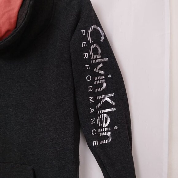 Calvin Klein | Performance Quick Dry Black Cowl Neck Sweatshirt | Size M - Picture 5 of 6